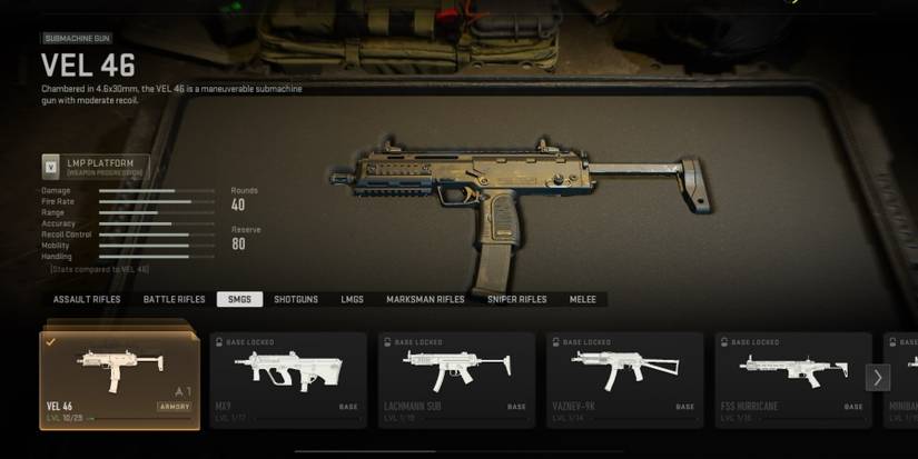 Call Of Duty Modern Warfare II (2022) Vel 46 Weapon Selection