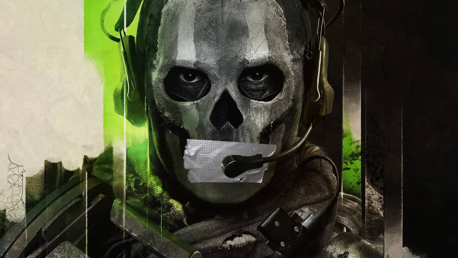 Call of Duty Modern Warfare 2 operator with duct tape on their mouth