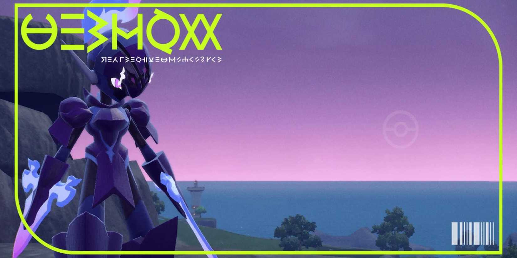 The pokedex cover for Ceruledge in Pokemon Scarlet and Violet