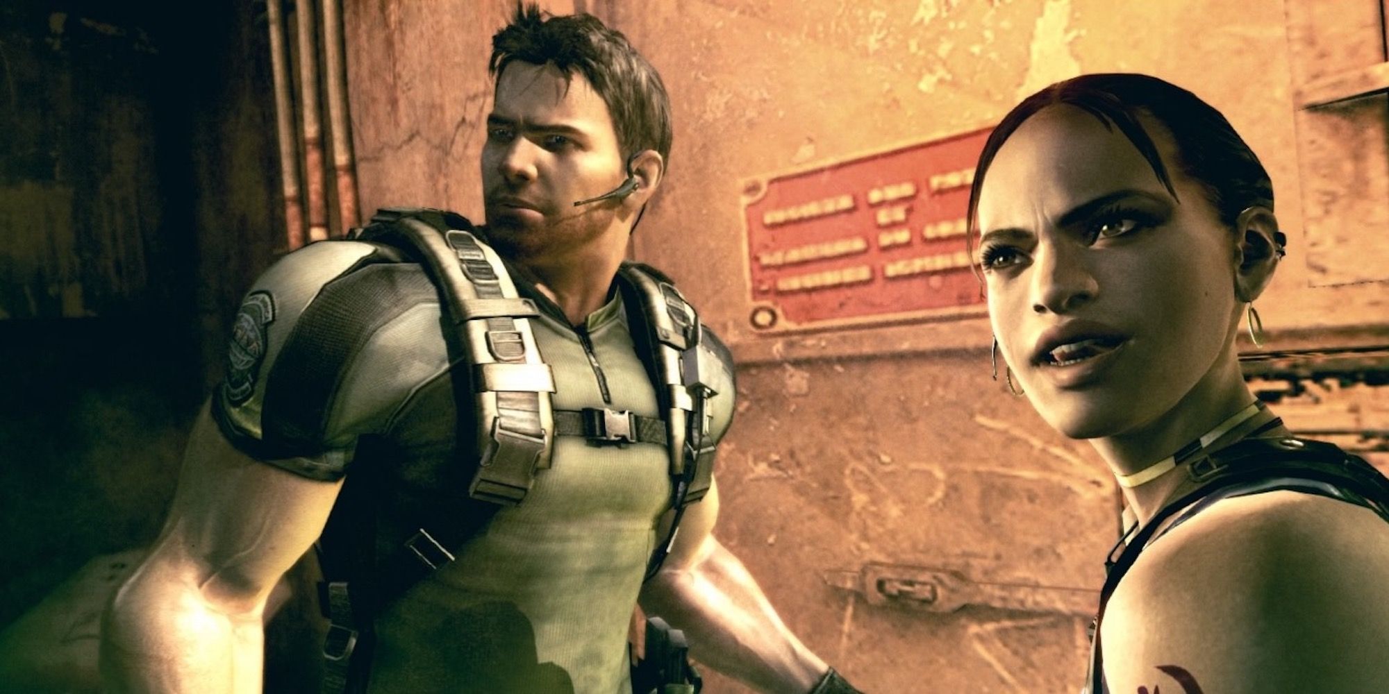 Chris and Sheva in Resident Evil 5