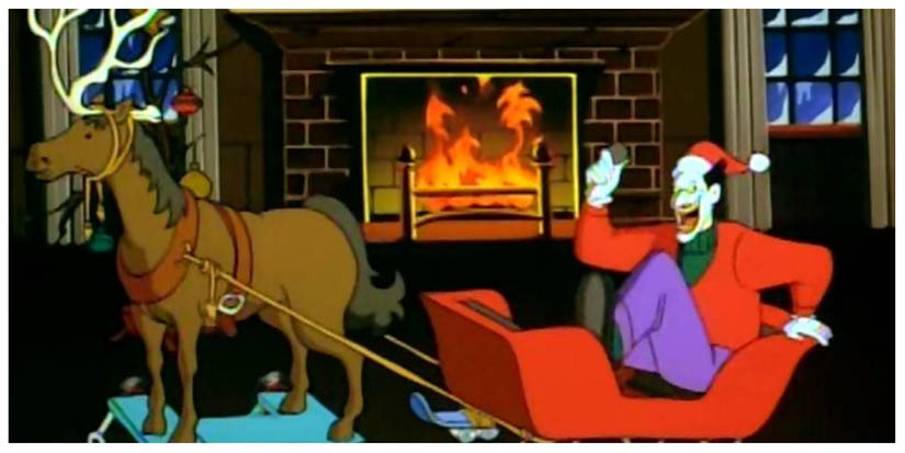 Christmas with the Joker reindeer sleigh 