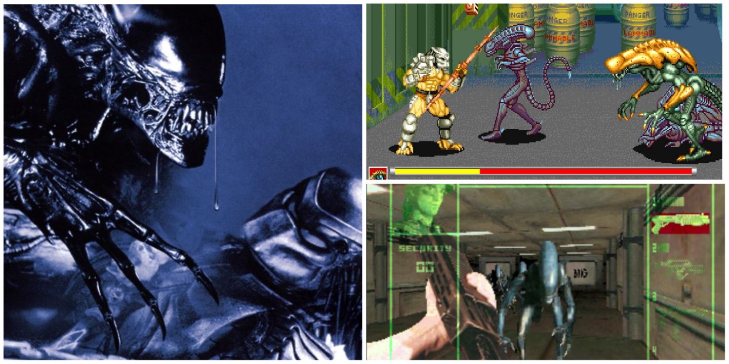 Alien vs. Predator, Alien vs. Predator Arcade, Alien vs. Predator Atari Jaguar