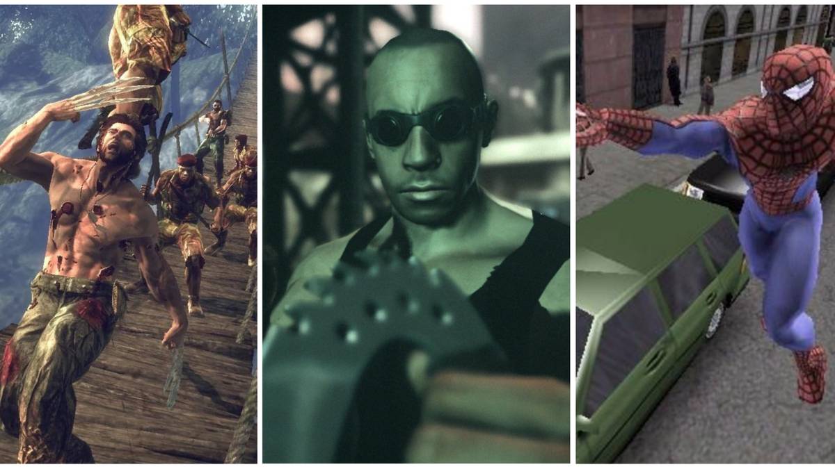 X-Men Origins: Wolverine Gameplay, Riddick From The Chronicles of Riddick, Spider-Man 2 Gameplay