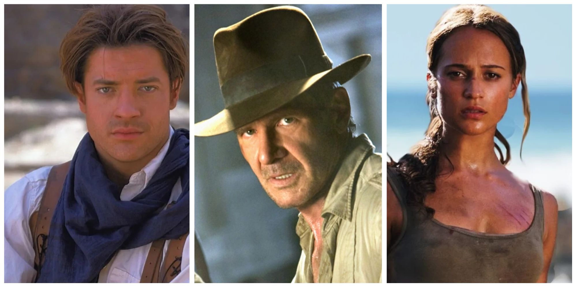 indiana jones, rick o'connell, lara croft