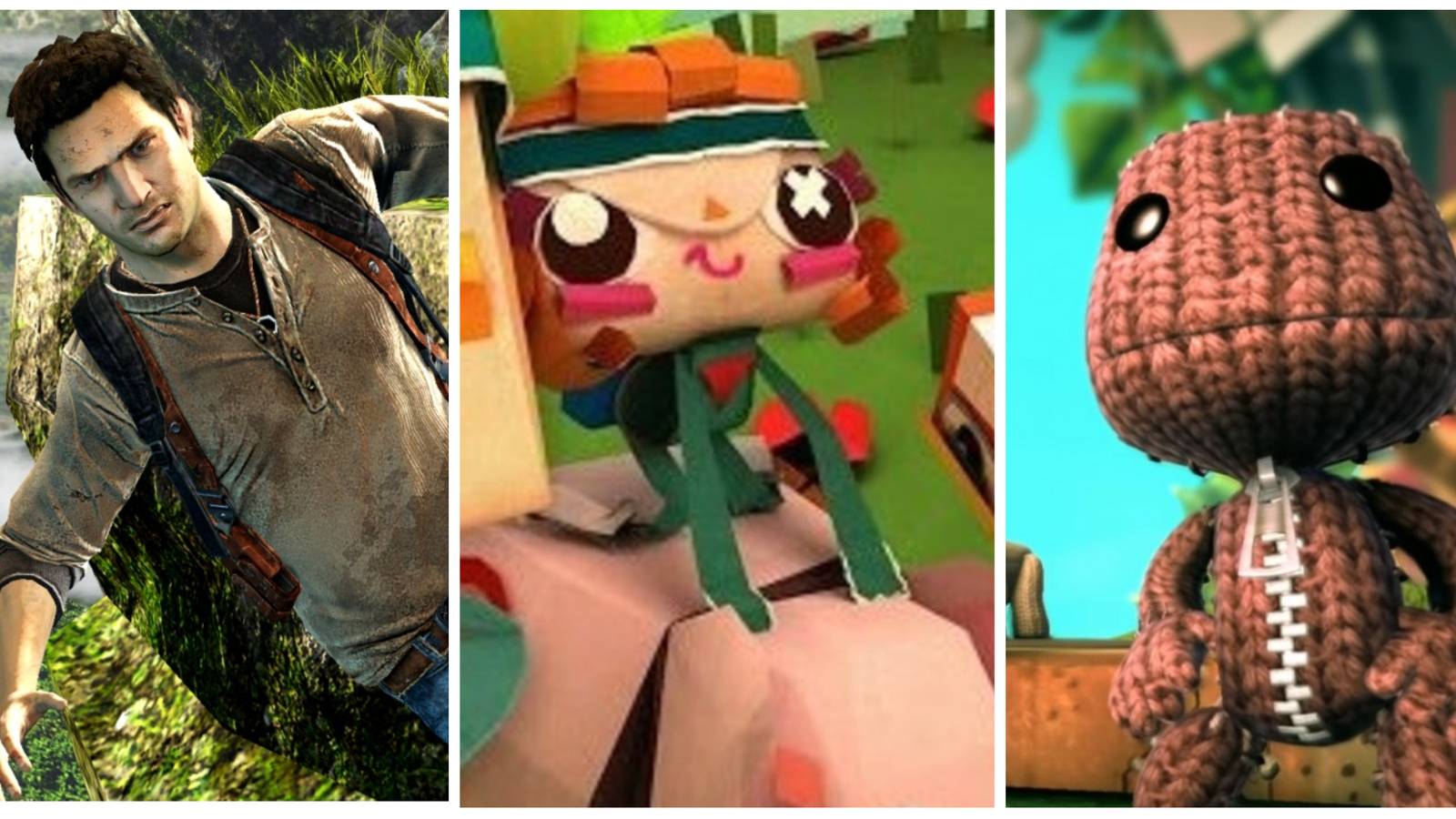 Uncharted: Golden Abyss, Tearaway and Little Big Planet PS Vita on PS Vita