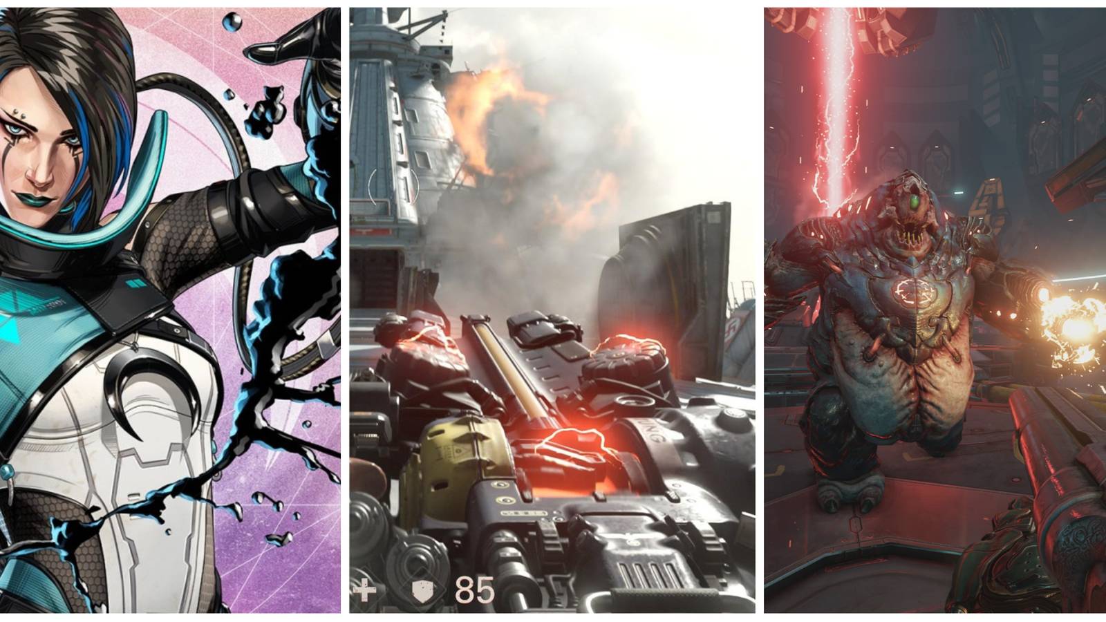 Apex Legends, Wolfenstein II: The New Colossus and Doom on Steam Deck