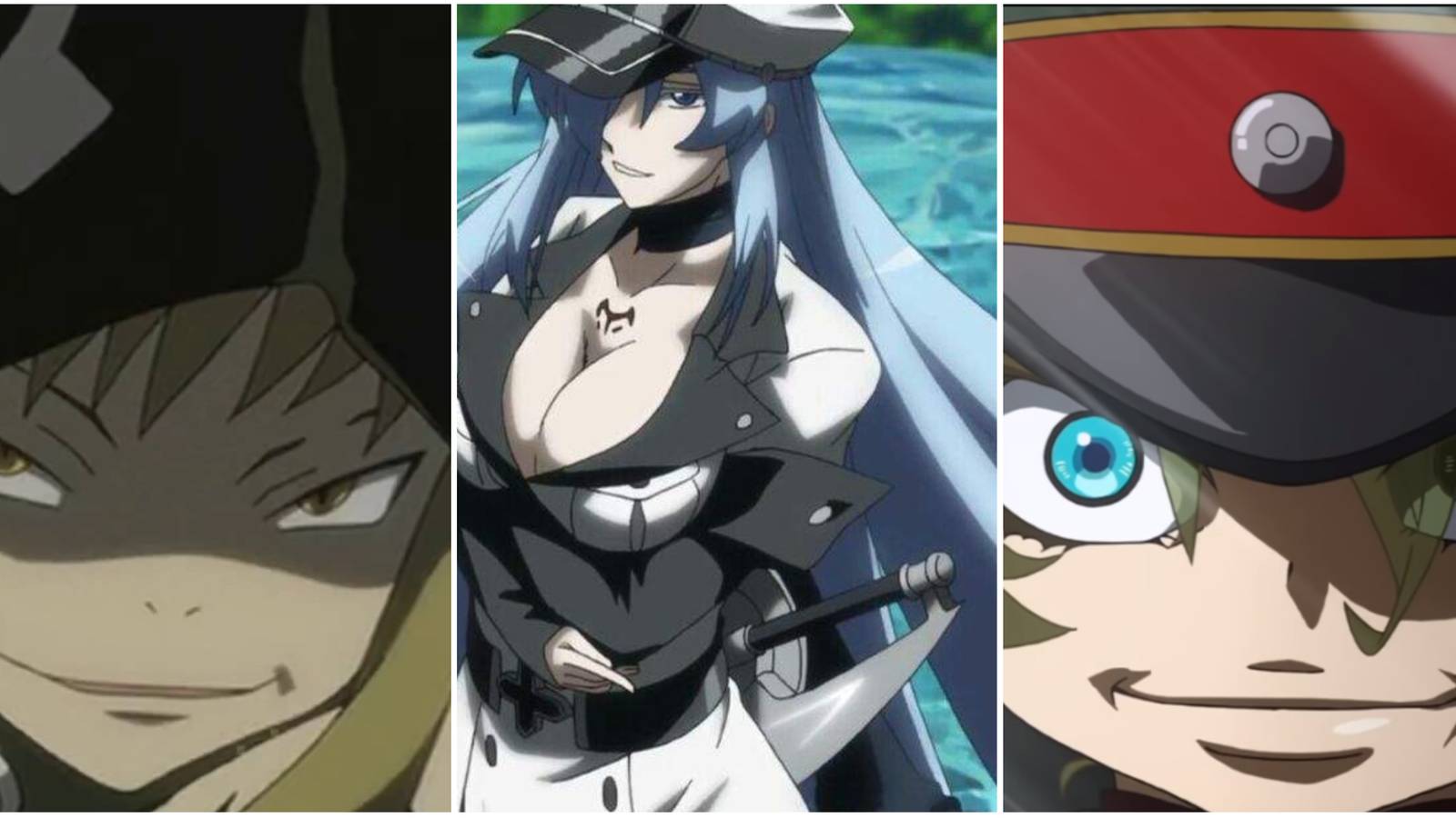 Medusa Esdeath and Tanya Smiling