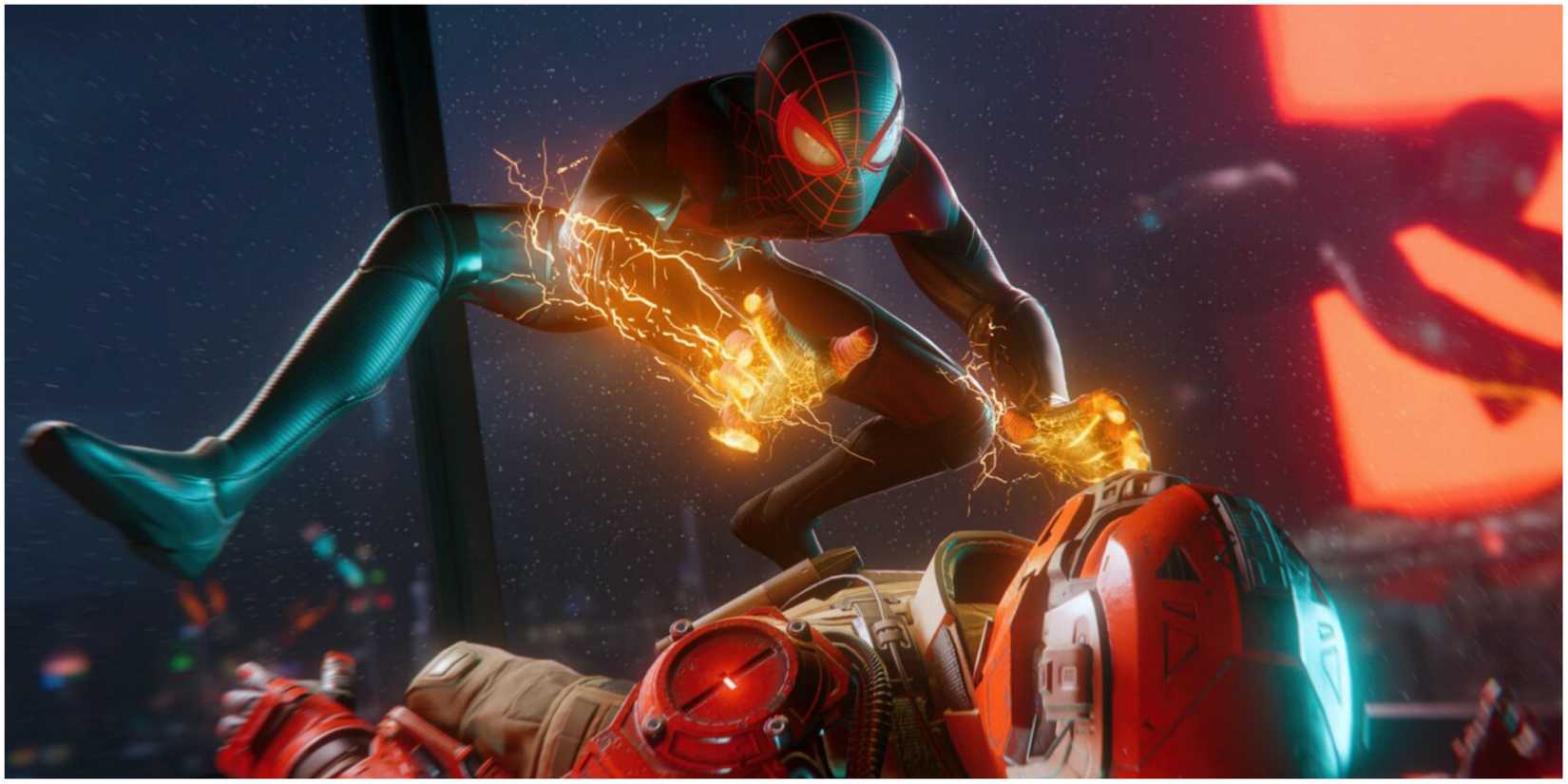 A combat scenario from Marvel's Spider-Man: Miles Morales
