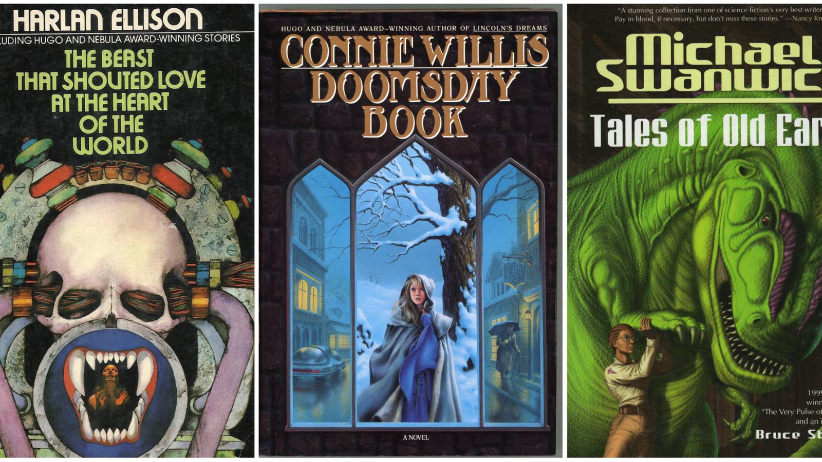 Collage Sci-fi Book Covers Old Vintage