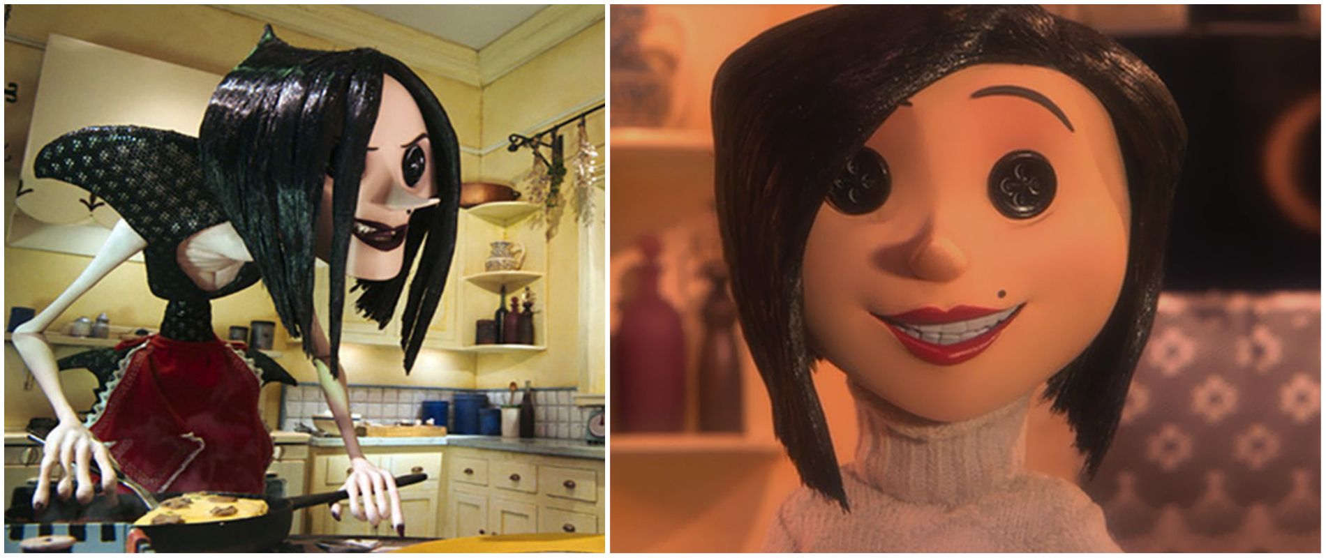 Images from Coraline of The Beldam