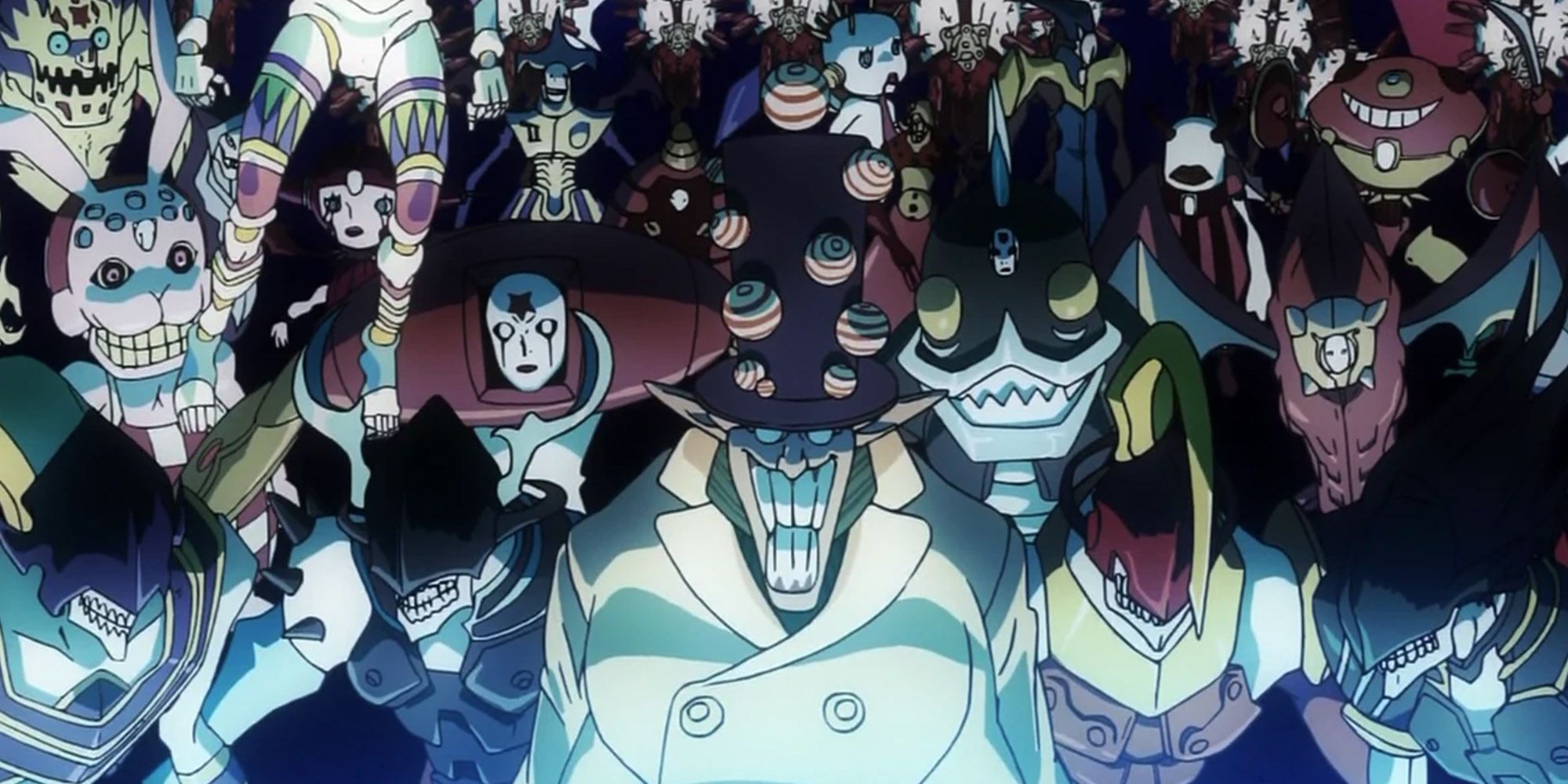 D Gray Man - The Millenium Earl Standing Around With All The Akuma He's Created