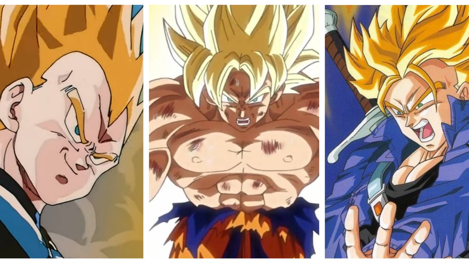 Best Dragon Ball Z Episodes from Each Saga Vegeta Goku Trunks Featured