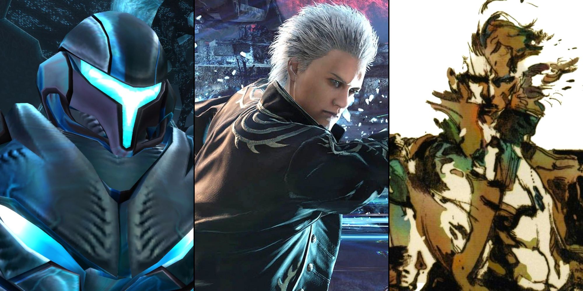 Dark Samus, Vergil, Liquid Snake