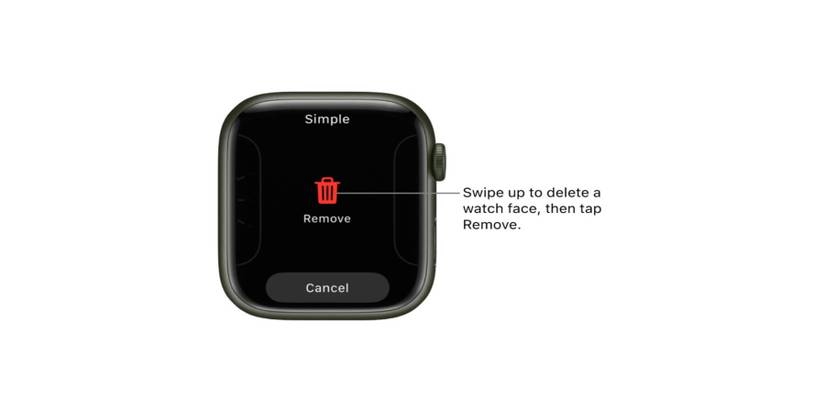 Delete Apple Watch Face
