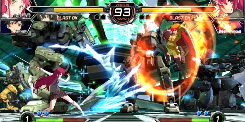 Emi from The Devil is a Part-timer! fight against Shana from Shakugan no Shana