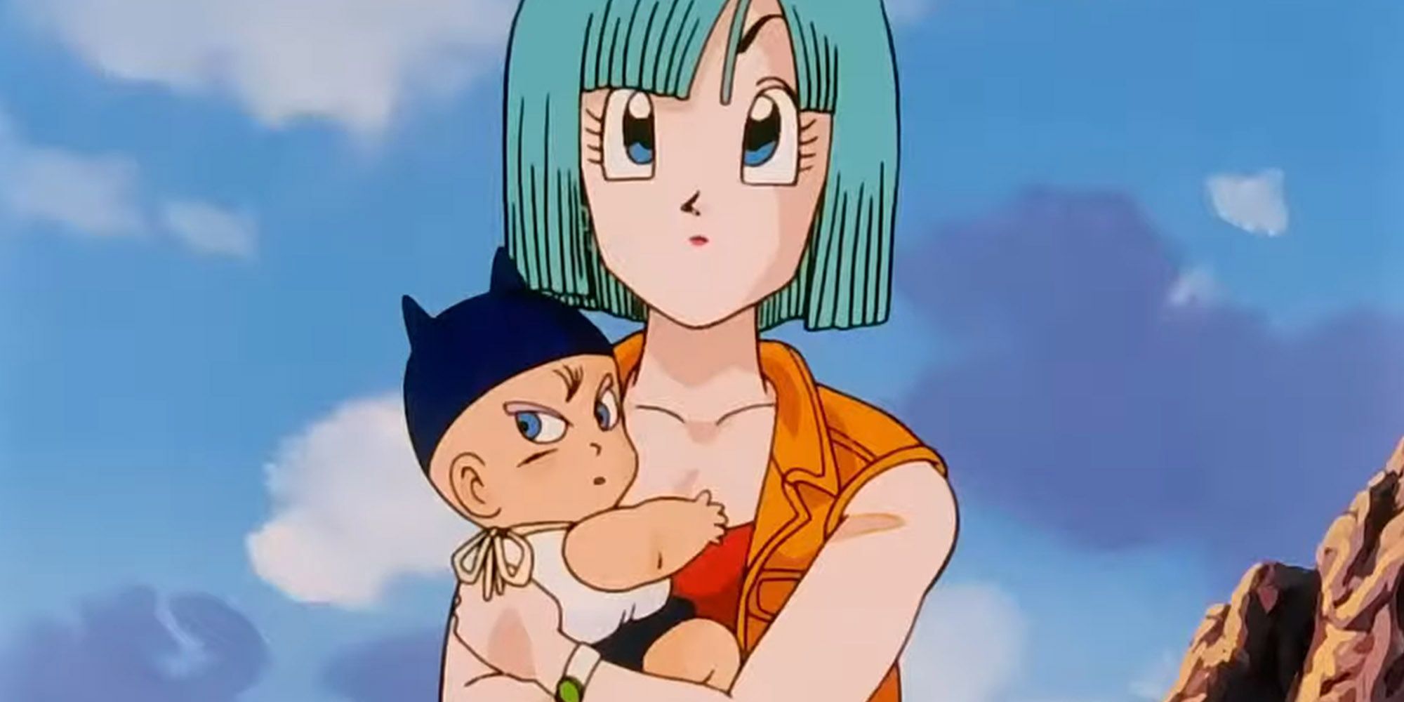 Dragon Ball - Bulma Holding Kid Trunks