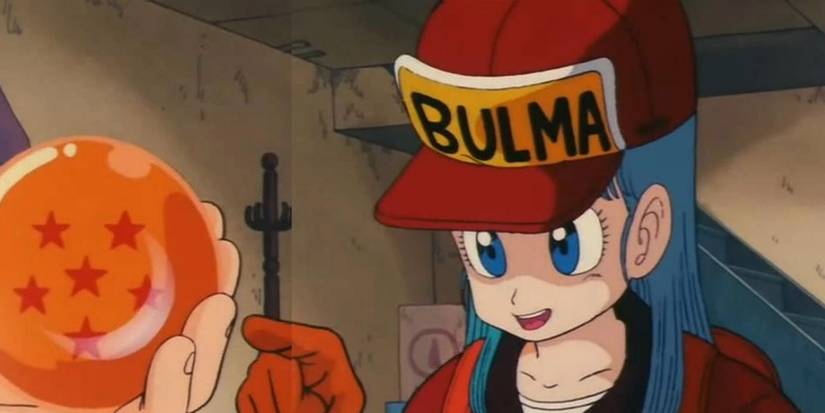 Dragon Ball - Bulma Pointing At A Dragon Ball