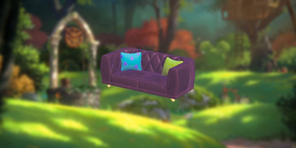 The Leather Couch in Dreamlight Valley