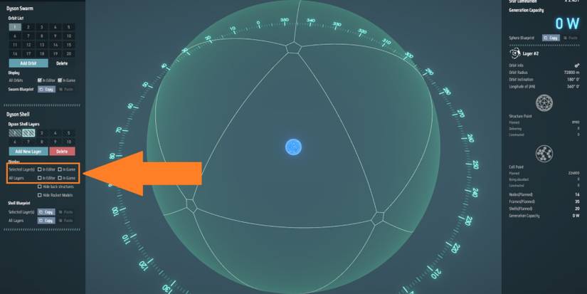 Dyson Sphere Program Hiding The Shell