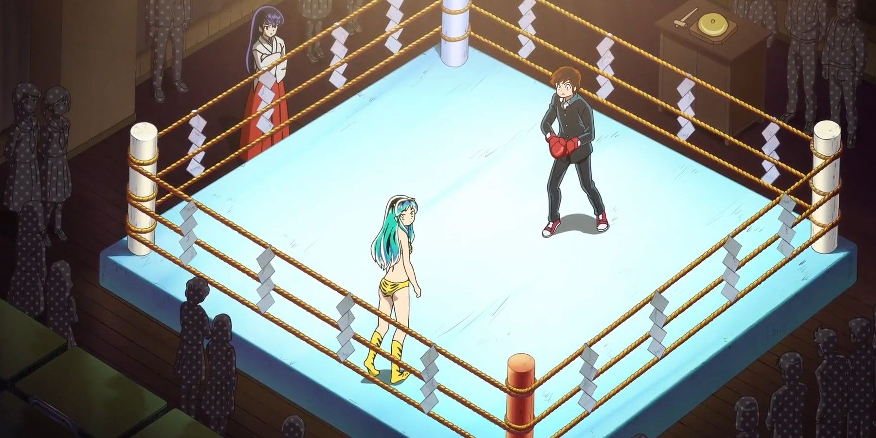 E5 Lum and Ataru in a Boxing Ring