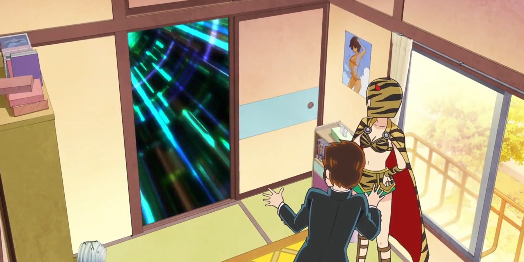 E6 Lum and Ataru in front of a Portal