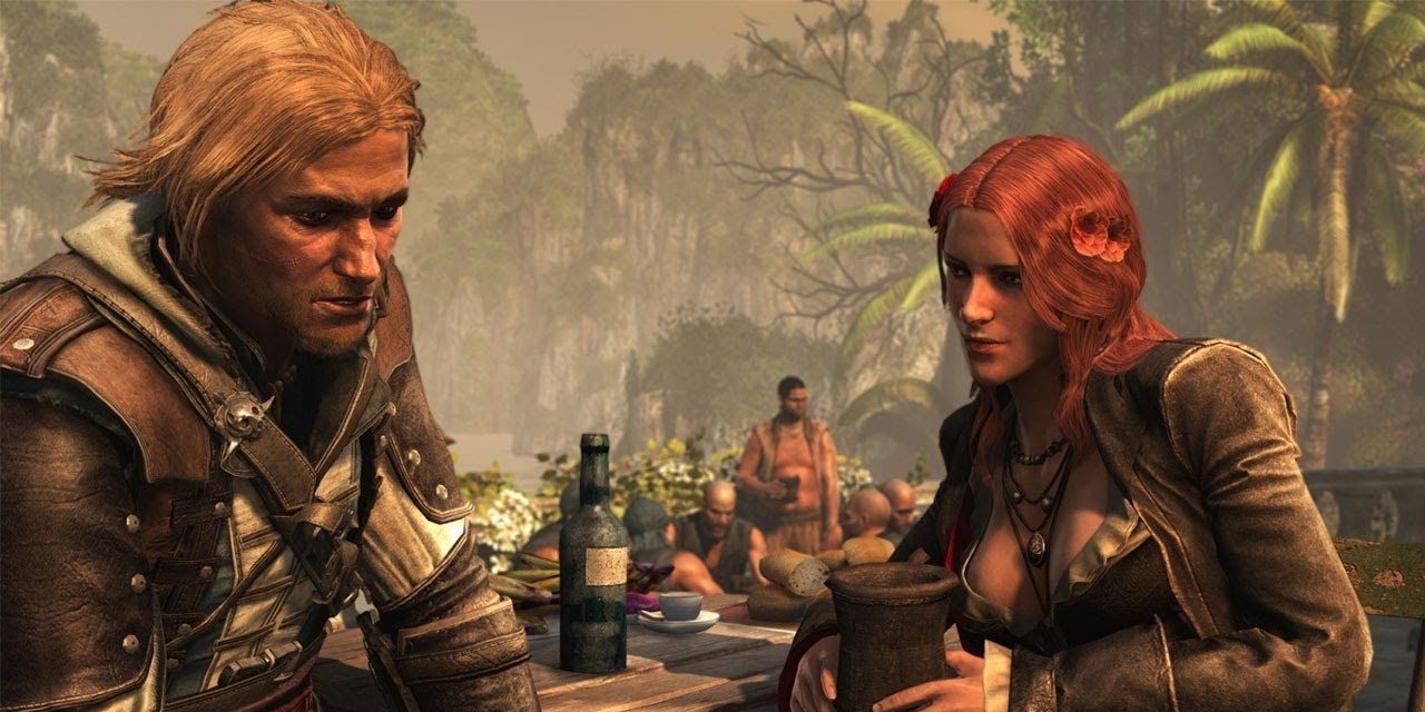 Edward Kenway and Anne Bonny in Assassin's Creed 4: Black Flag