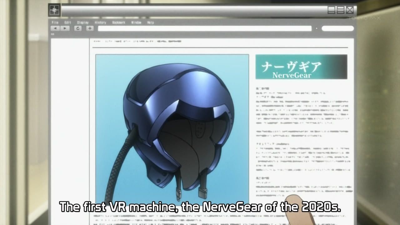 Reference to NerveGear in Accel World