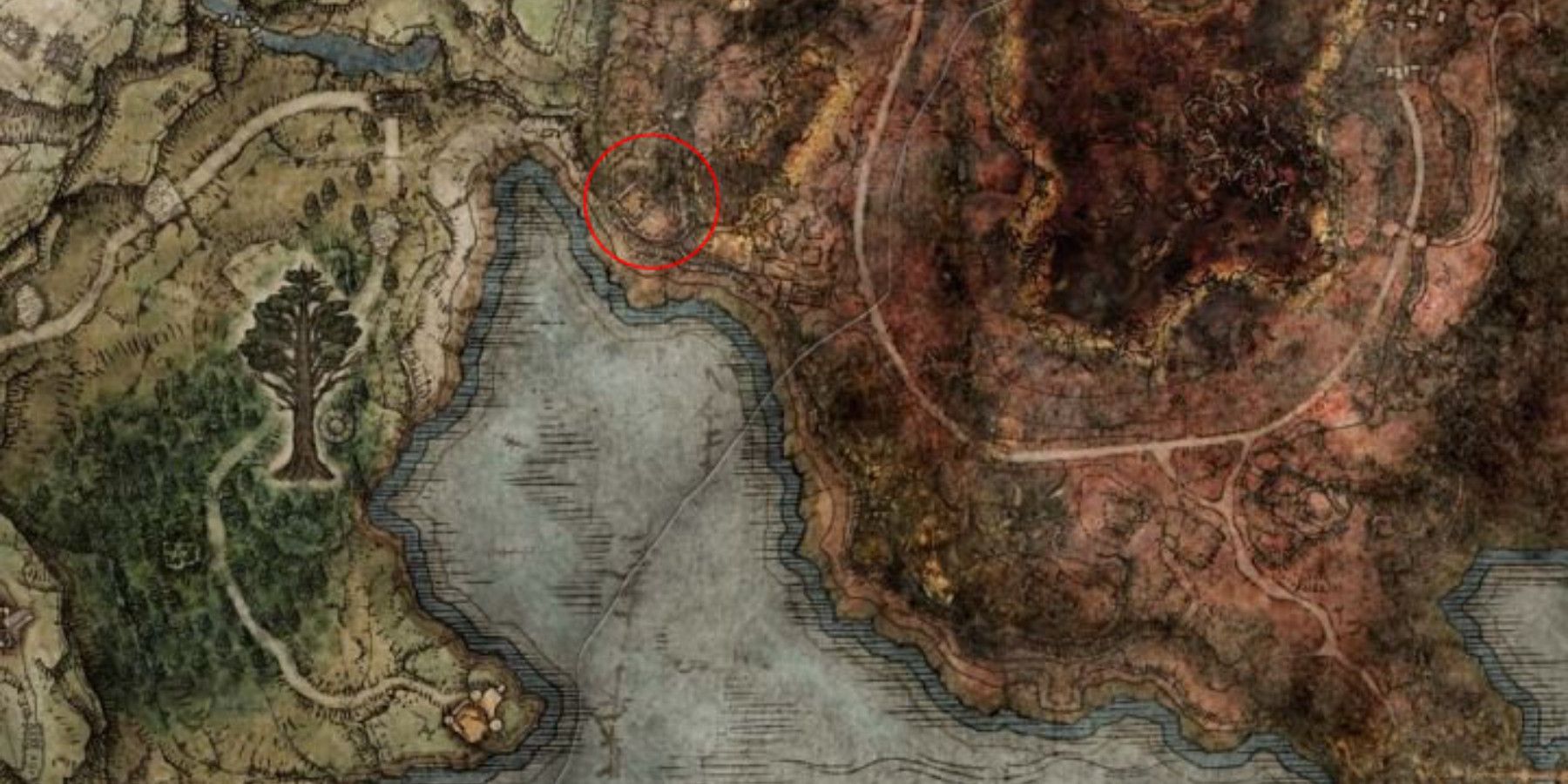 Elden Ring Fort Gael Map
