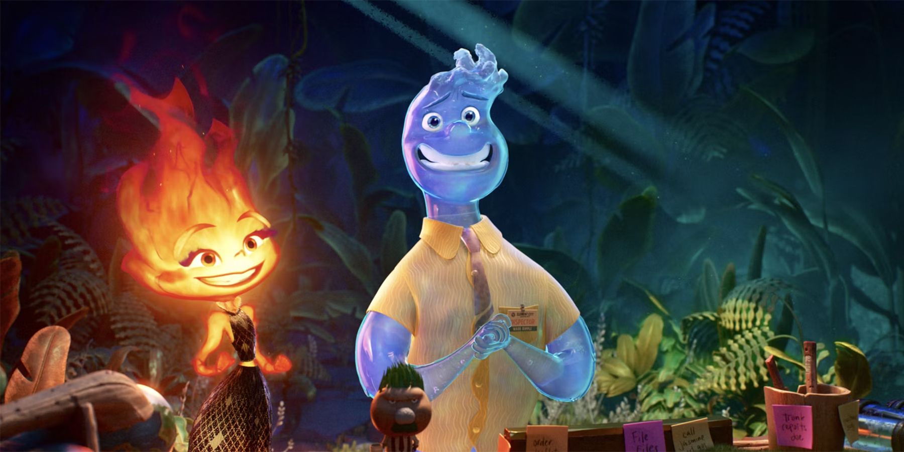 Elemental Teaser Trailer Fire And Water Meet Cute In Pixar's New Film