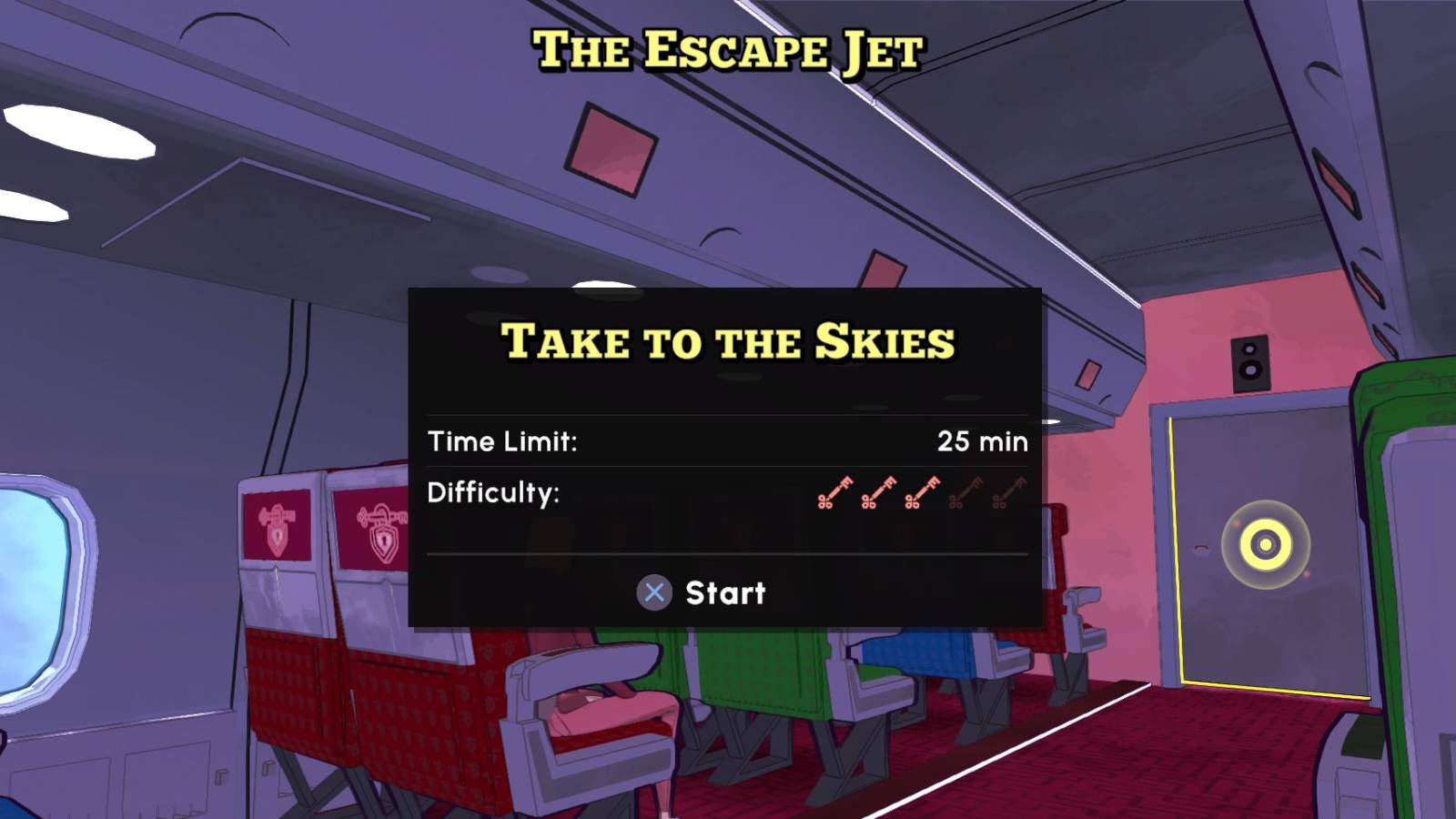 The title card for Escape Academy's first DLC level
