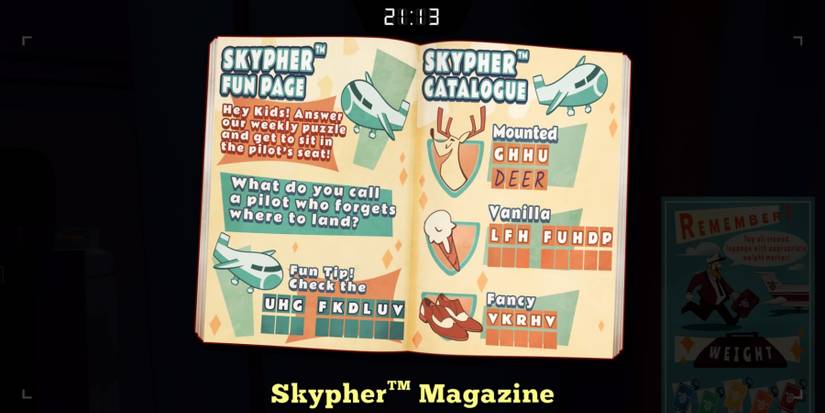 Solving the Skypher clue in Escape Academy Take to the Skies 