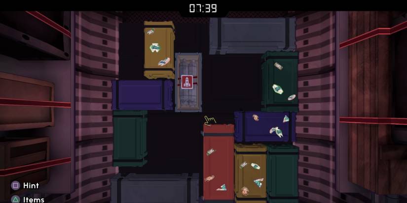 Starting the sliding puzzle in Escape Academy Take to the Skies 