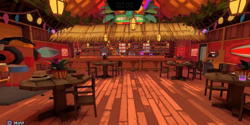 Examining the juice bar found in Escape Academy A Juicy Discovery