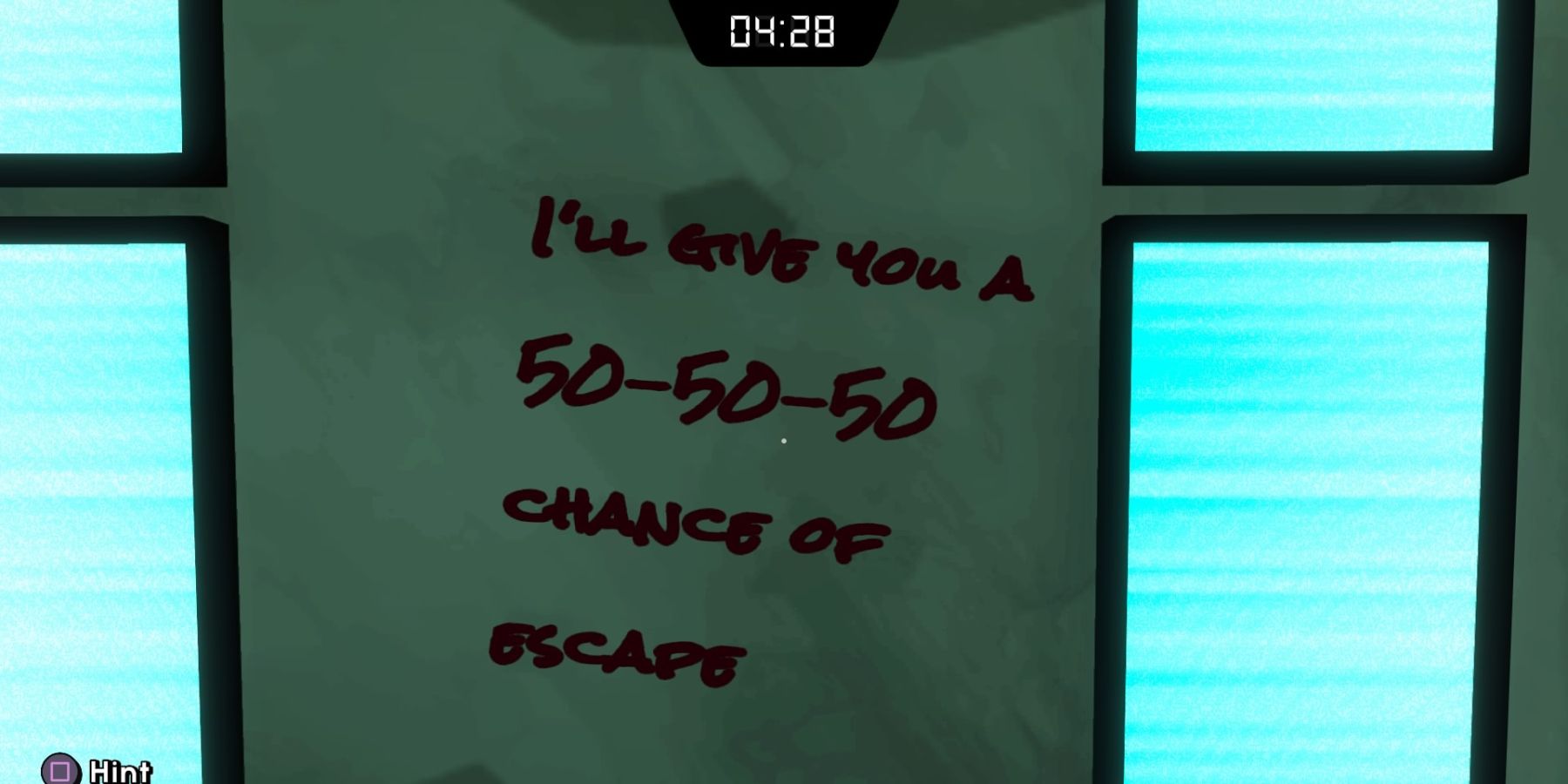 Numerical clue on the wall below the secret room in Escape Academy A Juicy Discovery