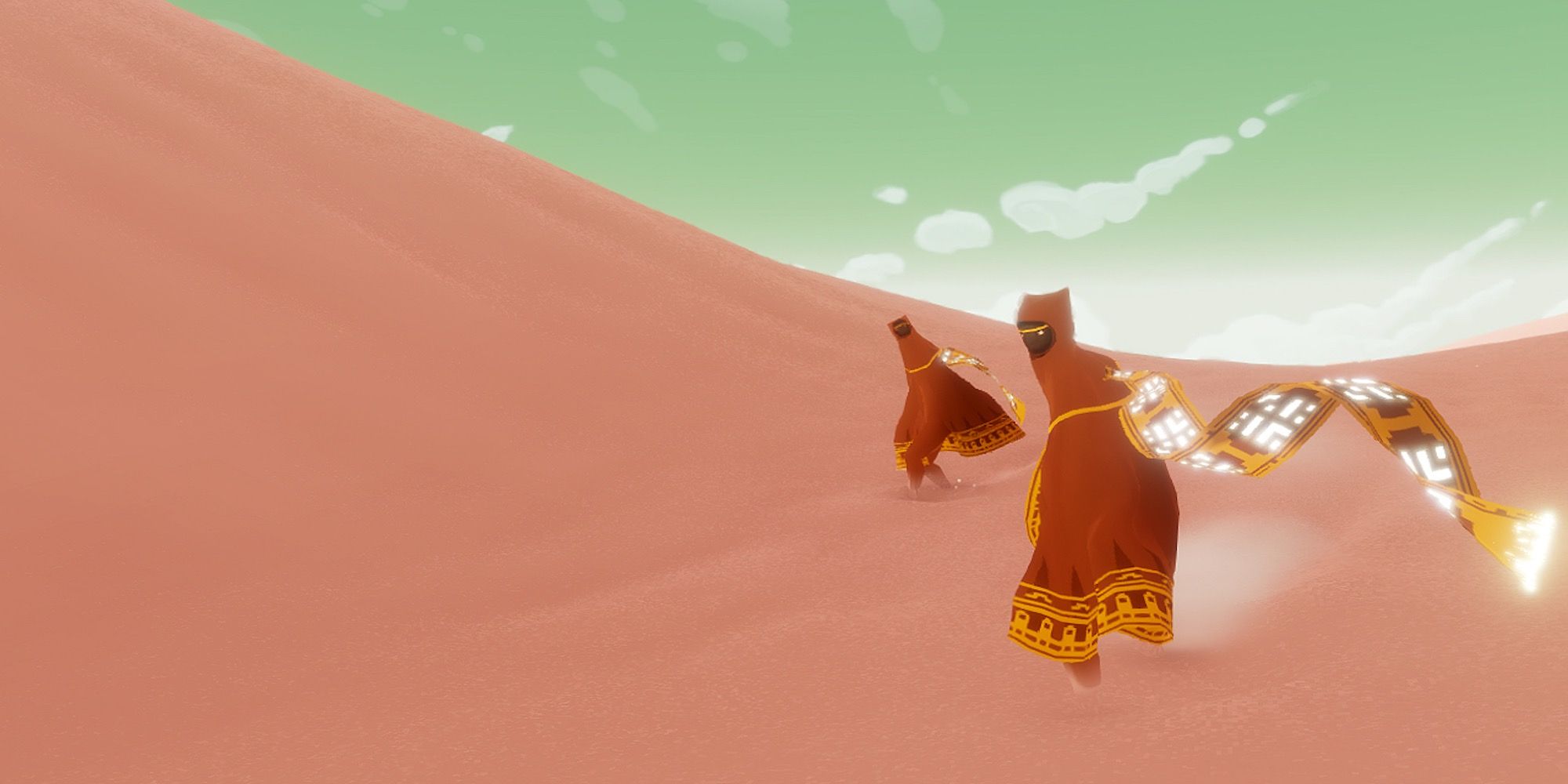 Exploring the world in Journey