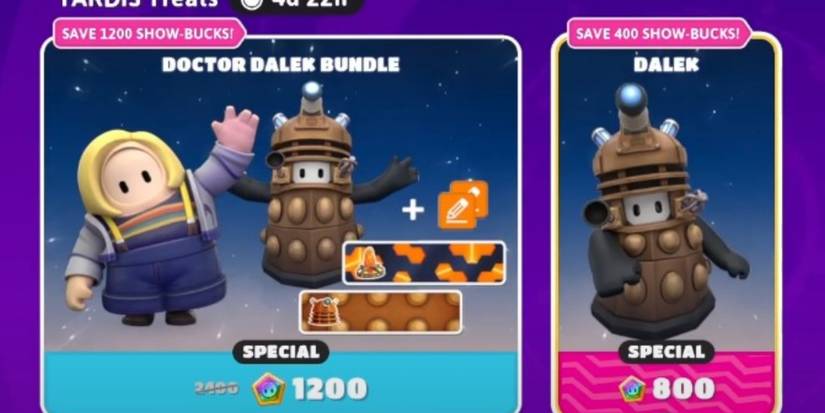 Fall Guys Doctor Who Skins And Bundles In The Shop