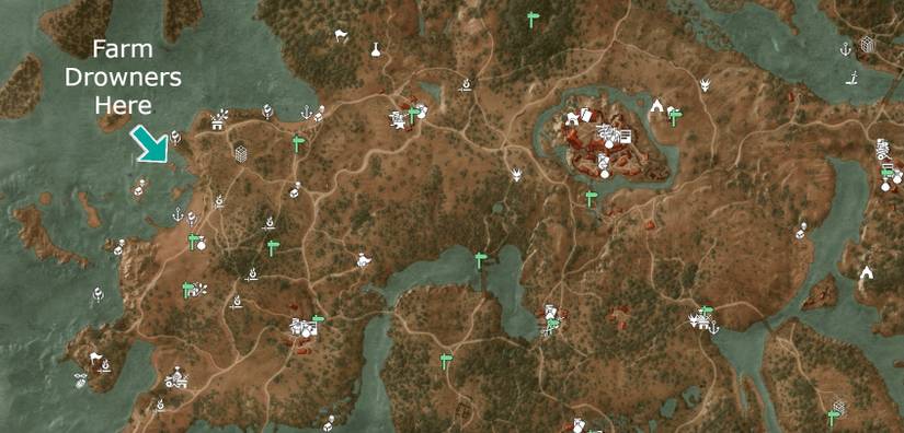 Witcher 3 Drowners Location