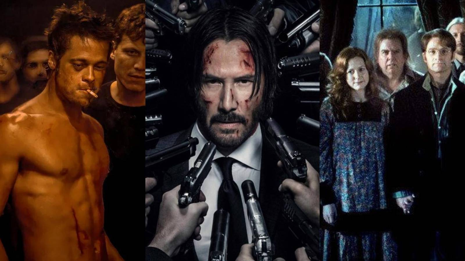 Fight Club members in Fight Club, John in John Wick, members of The Order of the Phoenix in Harry Potter