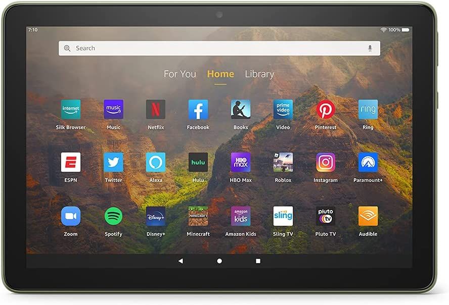 Fire HD 10 Tablet, 10.1%22, Full HD 1080p, 64GB, Latest Model (2021 Release), Olive