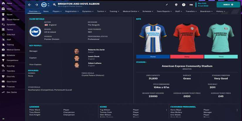 Football Manager 2023 - Stadium