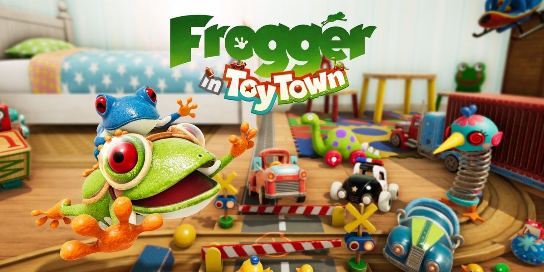 Frogger in Toy Town Apple Arcade Multiplayer