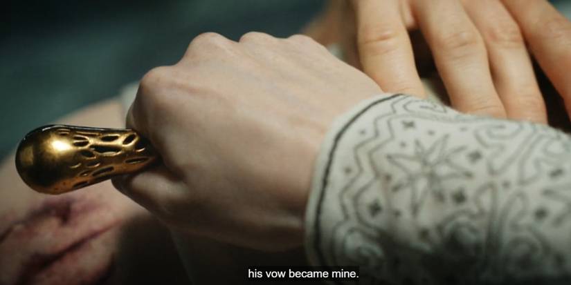 Galadriel takes Finrod's dagger