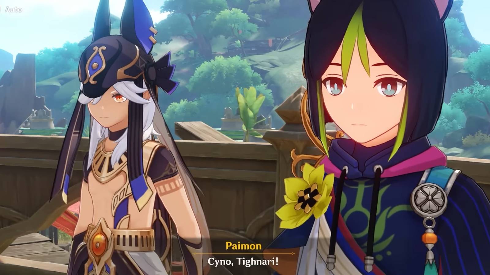 Genshin Impact Cyno and Tighnari