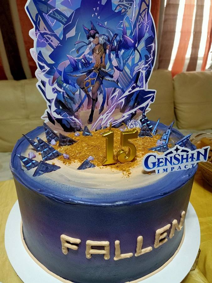 Genshin Impact Cyno cake