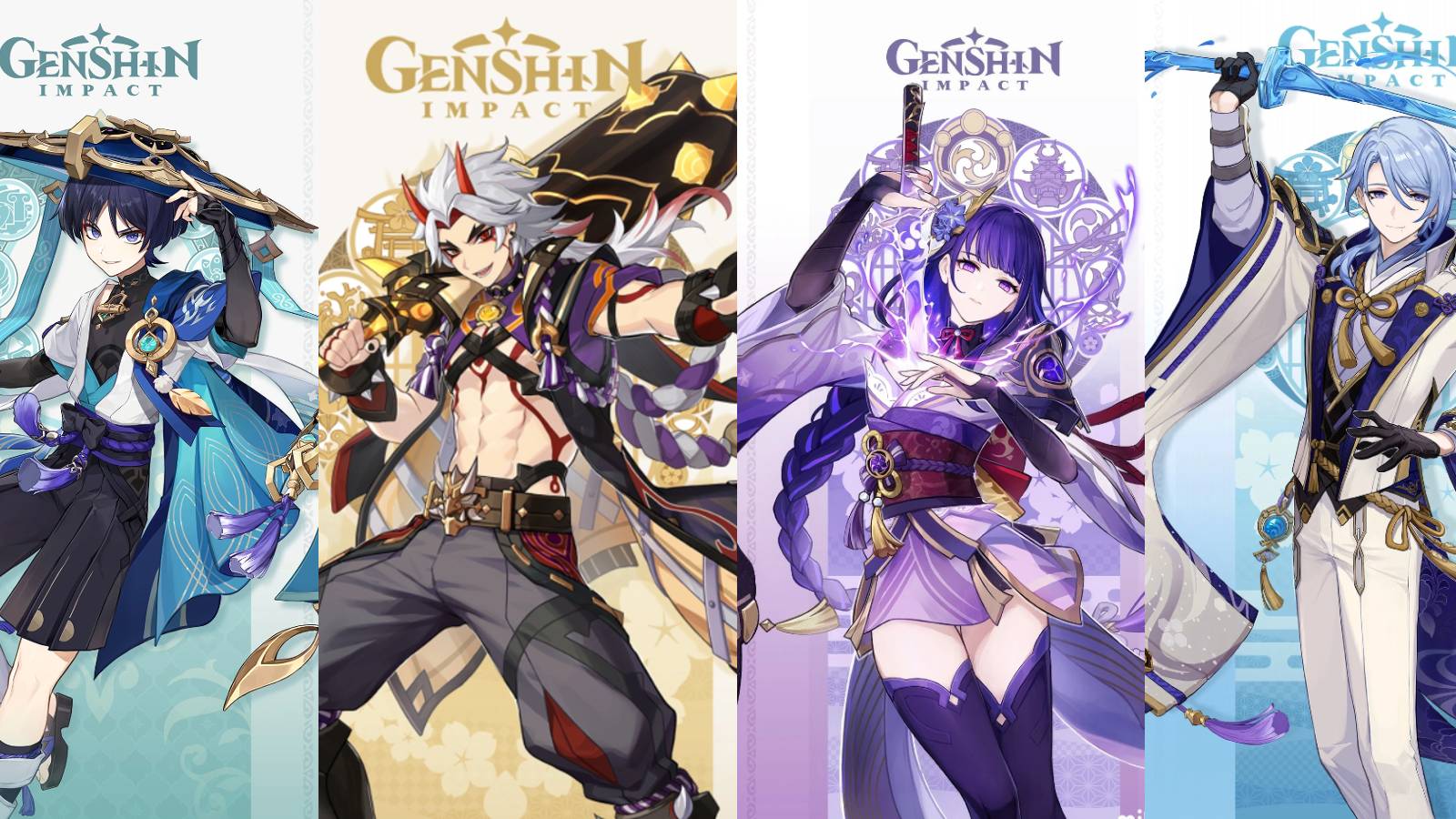 Genshin Impact 3.3 wish banner leaks wanderer scaramouche arataki itto raiden shogun ayato kamisato