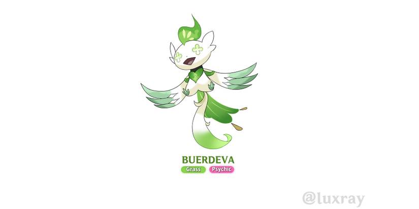 Genshin Impact Nahida Pokemon concept