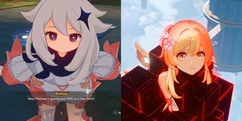 Genshin Impact Paimon and Lumine