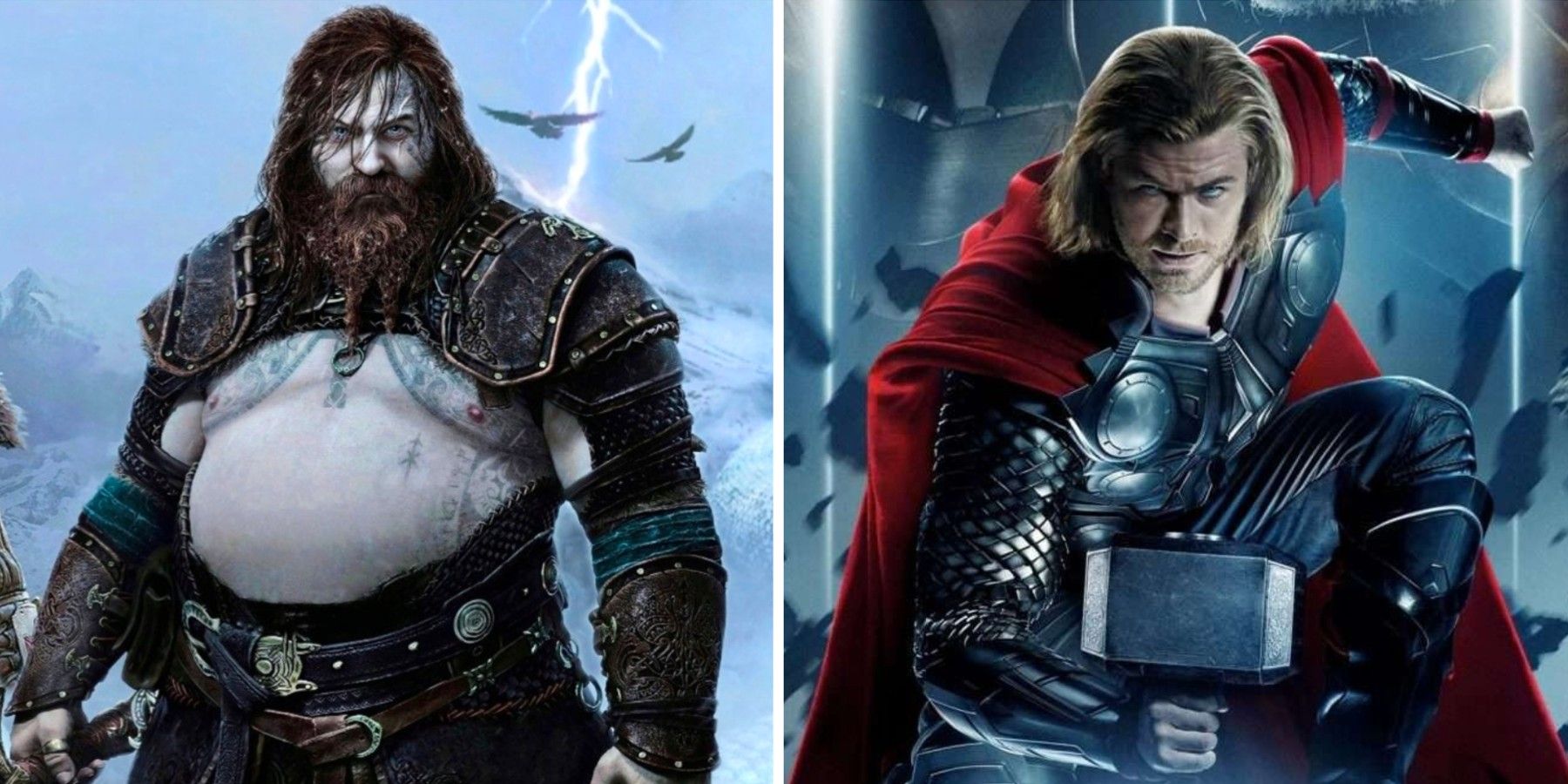 God of War Ragnarok: How Thor Compares to His MCU Counterpart