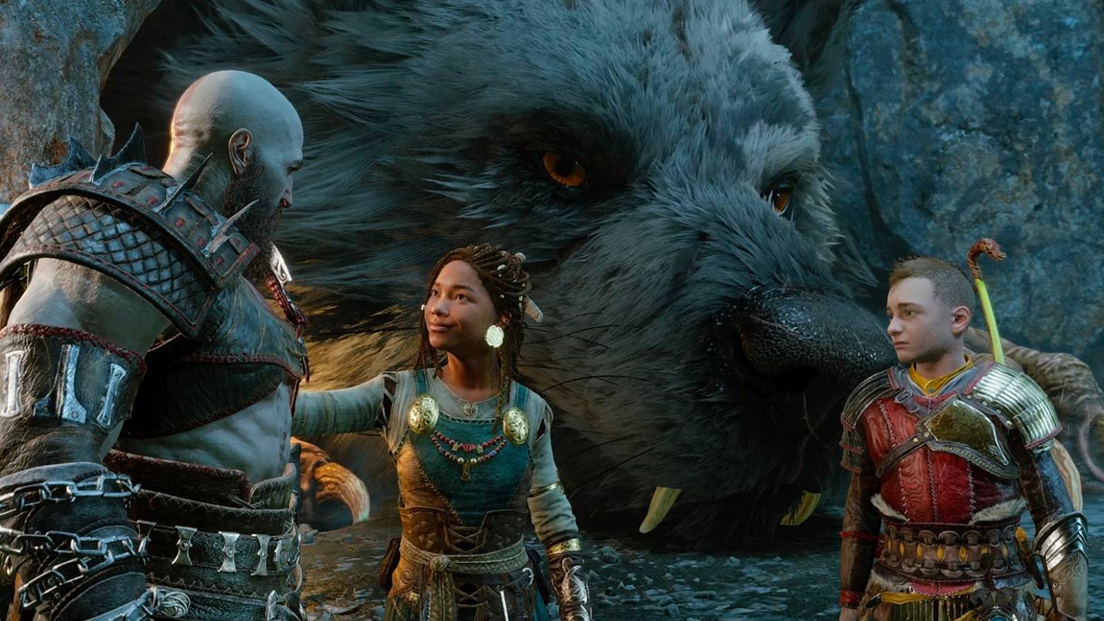 God of War Ragnarok wolf Fenrir