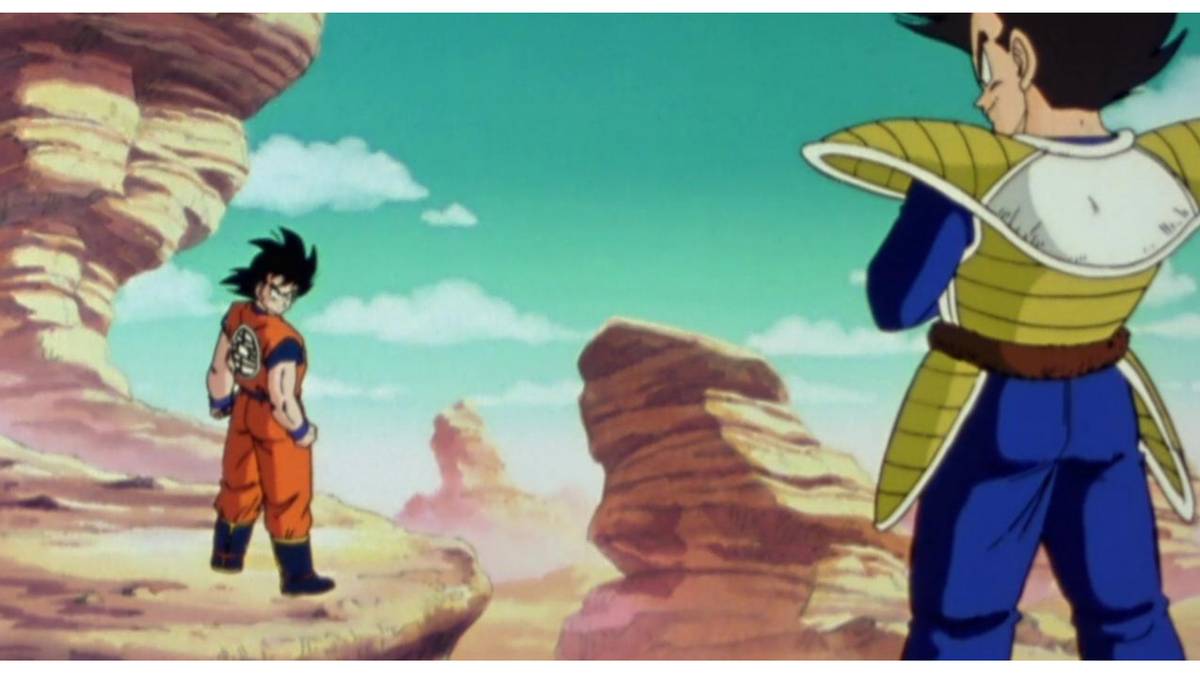 Goku Vegeta Saiyan Saga